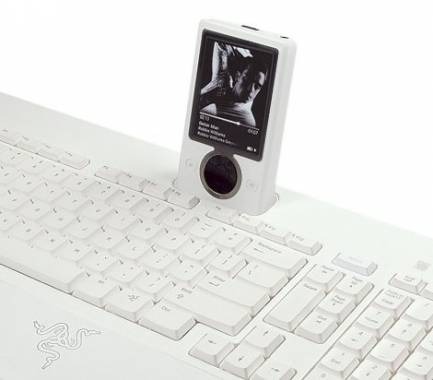 Razer Zune docking keyboard