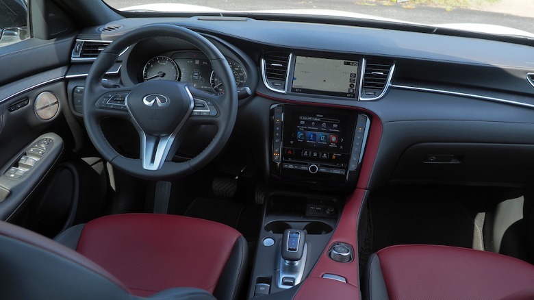QX55 dashboard