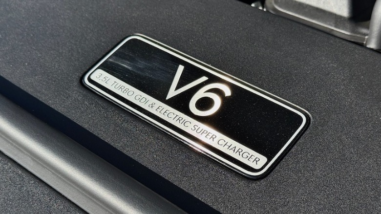 2026 Genesis G90 V6 engine emblem