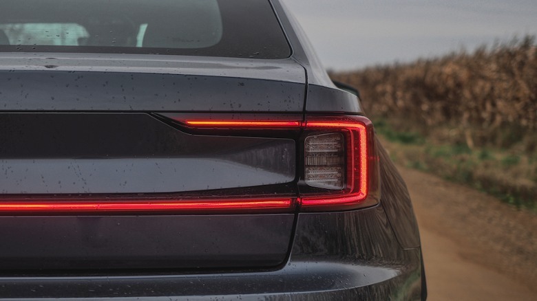 Polestar 2 rear light clusters