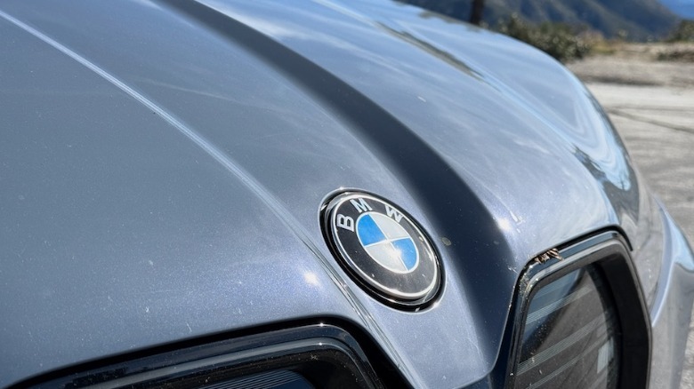 2026 BMW iX M70 front emblem