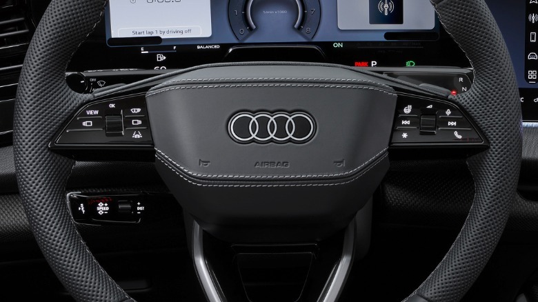 Steering wheel detail