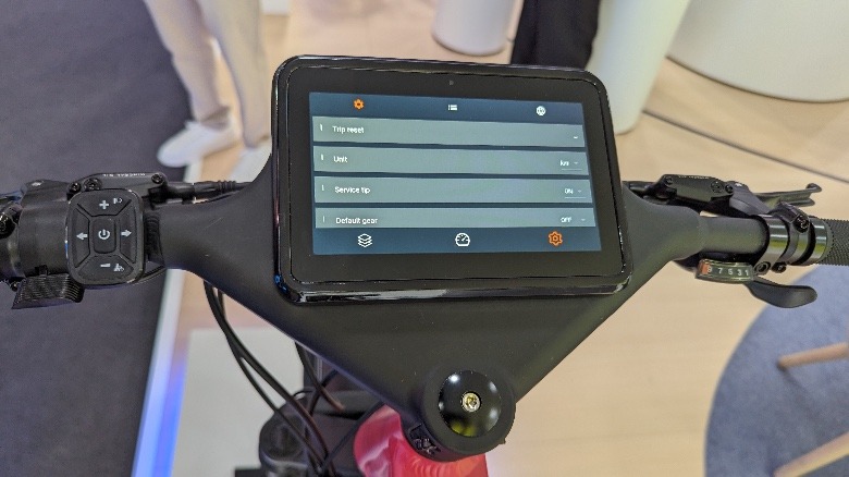 Orbic electric bicycle display