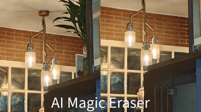 AI magic eraser tool on OnePlus 13.