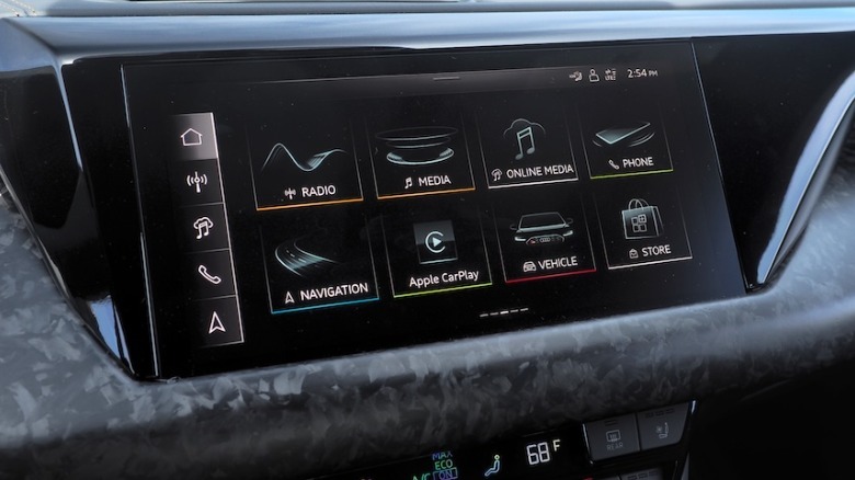 Infotainment screen