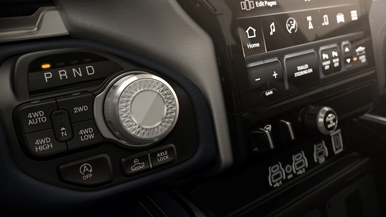 Ram 1500 dashboard controls