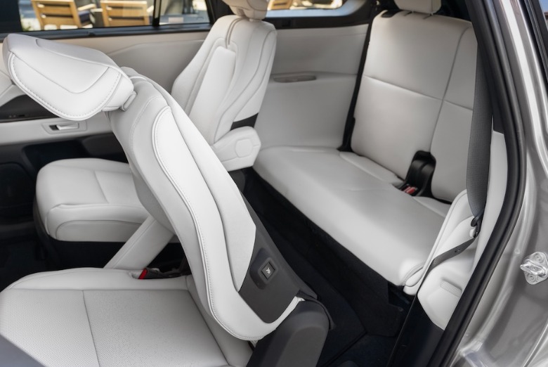 2027 Toyota Highlander EV second and third row seating