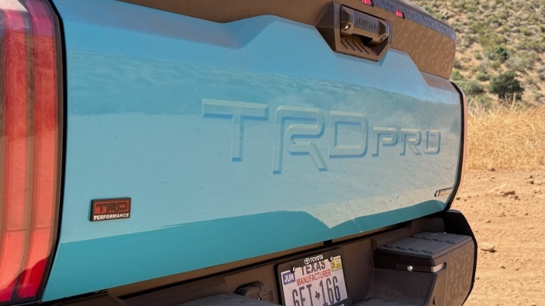2026 Toyota Tundra TRD Pro tailgate