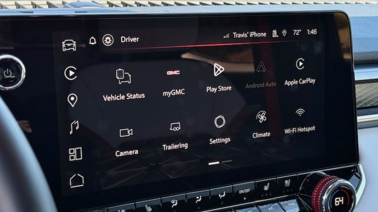2026 GMC Canyon AT4X touchscreen