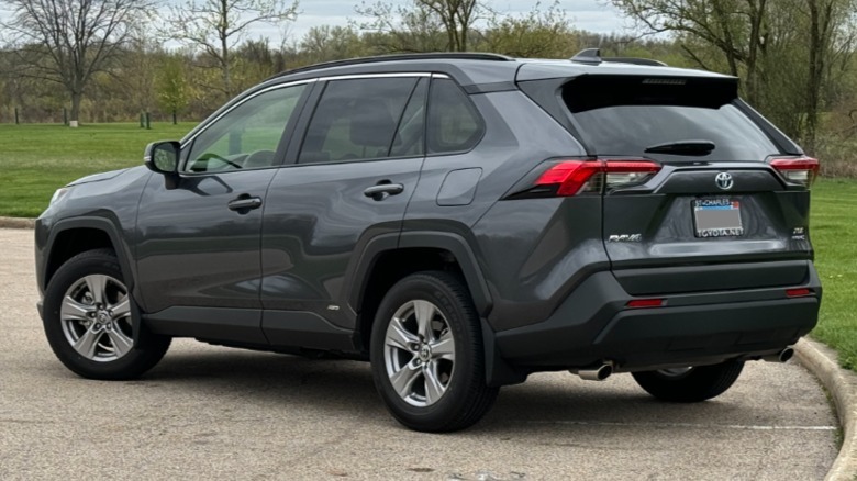 2024 RAV4 Hybrid rear 3/4