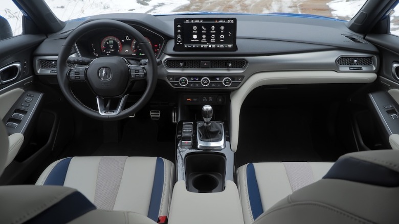 Integra A-Spec dashboard
