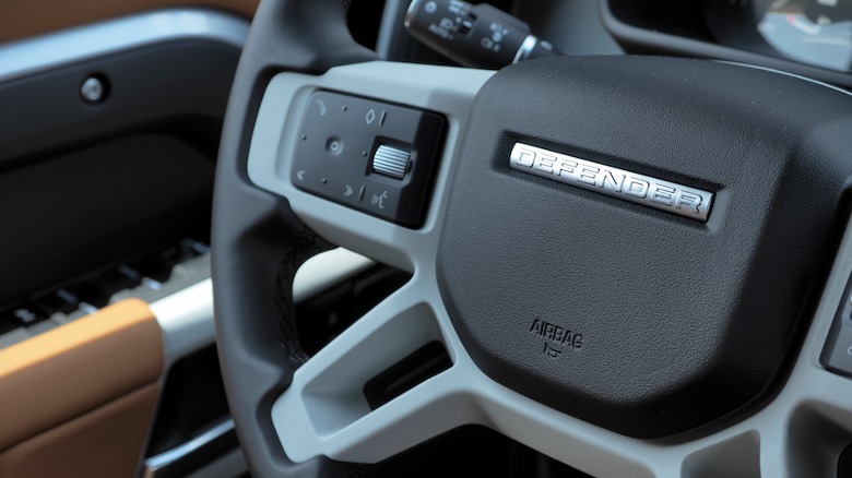 Defender steering wheel
