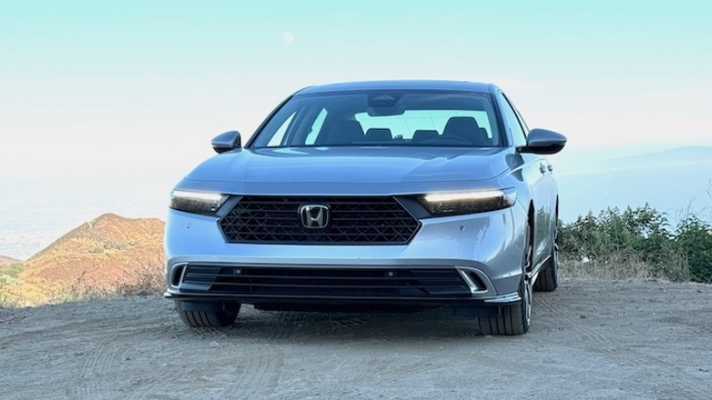 2026 Honda Accord parked on a hillside