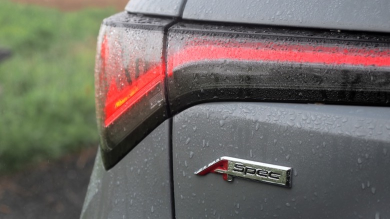 A-Spec badge on rear with taillamp cluster