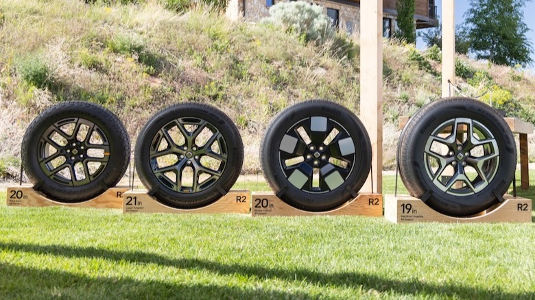 Rivian R2 wheel options