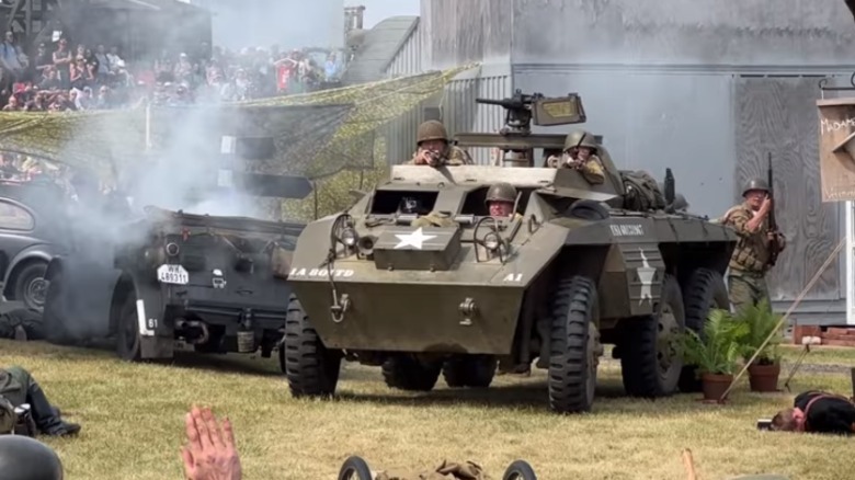WWII Weekend battle reenactment
