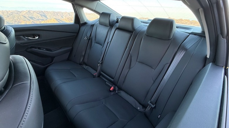2026 Honda Accord rear seat