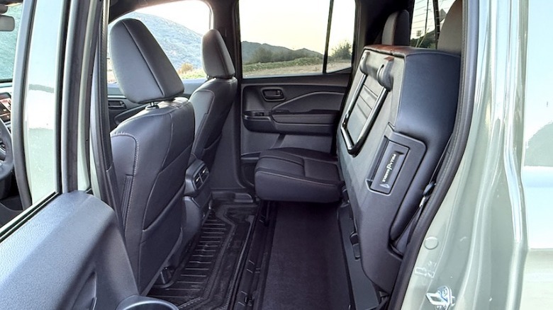 2026 Honda Ridgeline TrailSport Flip-Up Rear Seat