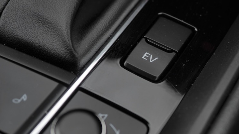 EV button in CX-50 Hybrid