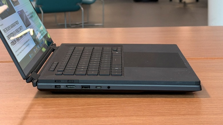 Keyboard on gaming laptop