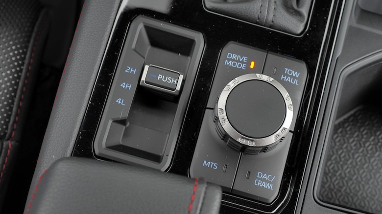 Drive Mode and MTS controls