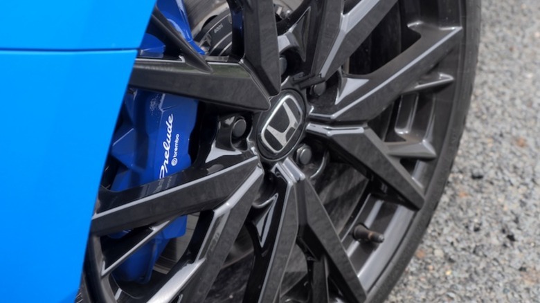 Honda brake calipers with Prelude badging