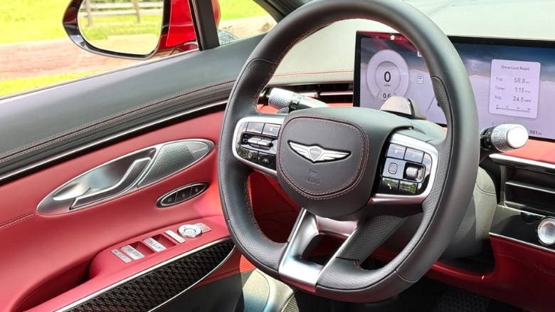 GV70 driver controls