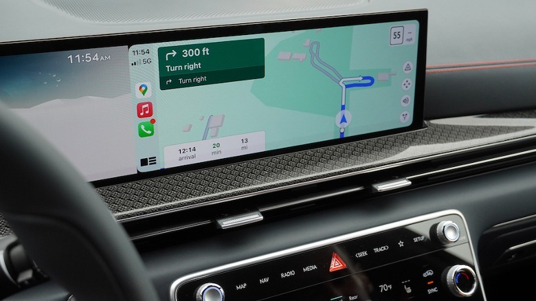 GV80 Coupe dashboard