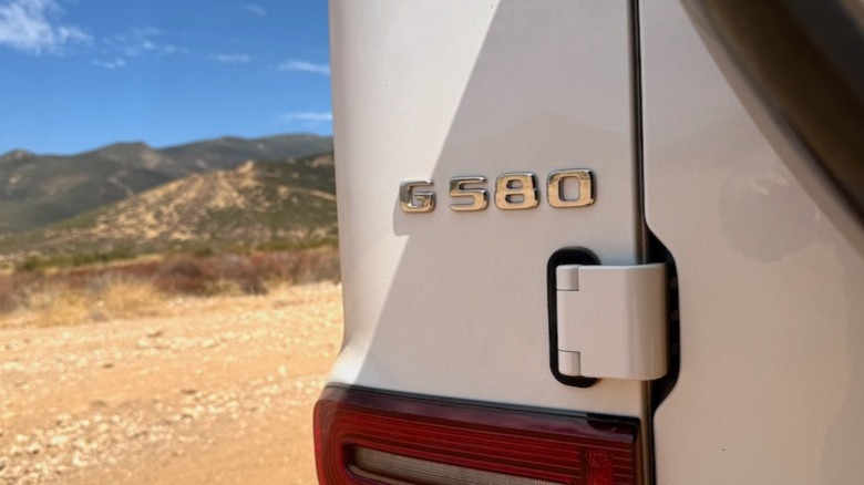 2026 Mercedes-Benz G 580 rear badge