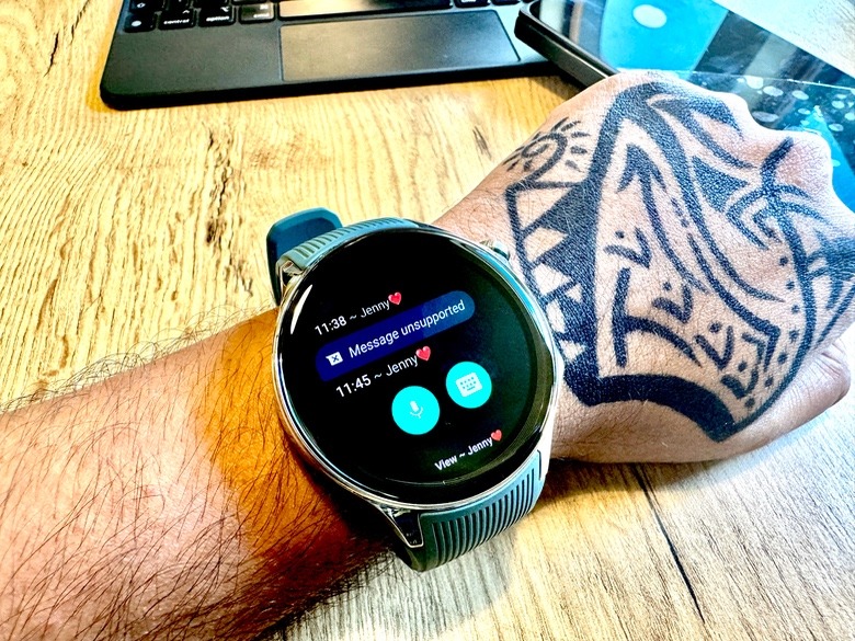OnePlus Watch 2 notification issue.