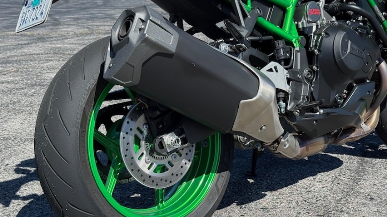 2026 Kawasaki Z H2 exhaust