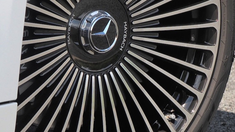 Maybach wheel detail