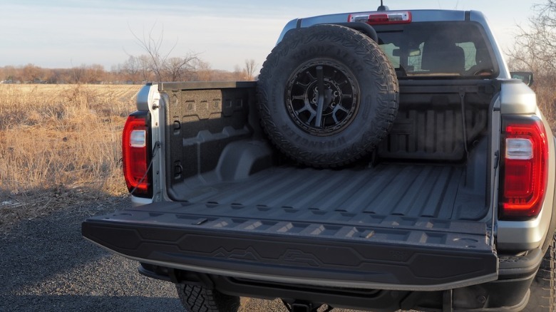 Canyon with tailgate open