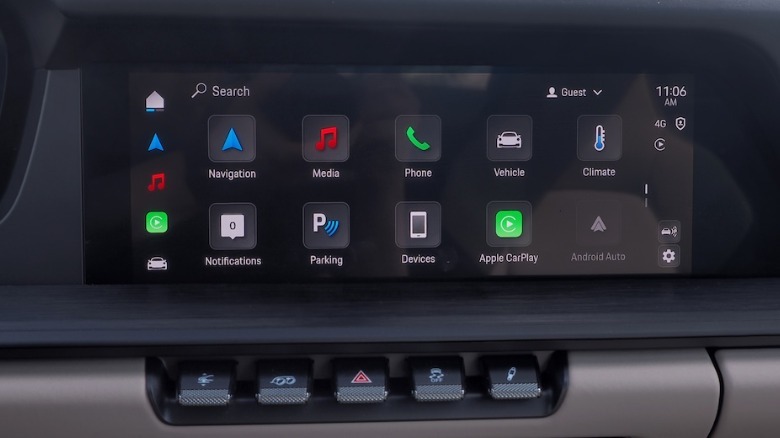 Infotainment controls