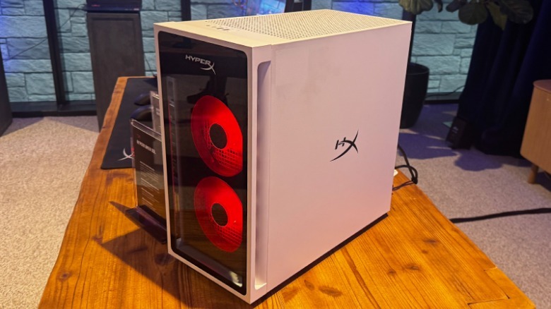 HyperX gaming desktop machine.