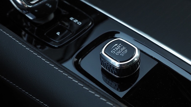 Engine start/stop knob