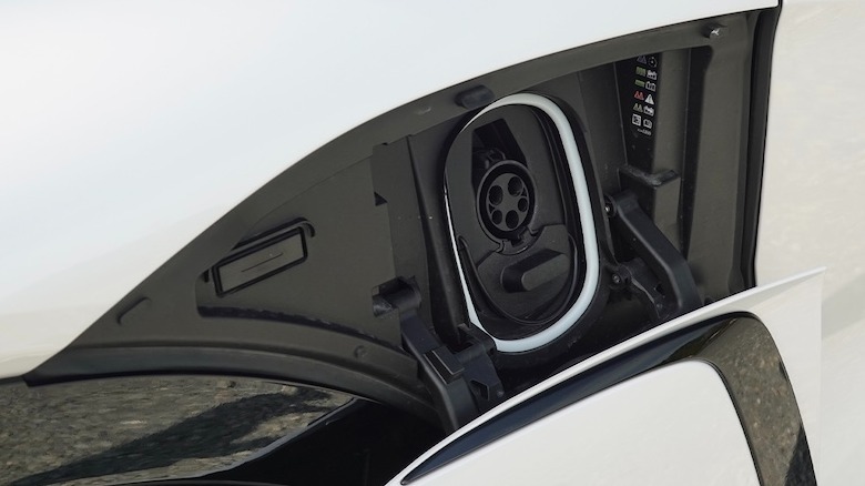 Blazer EV SS charge port