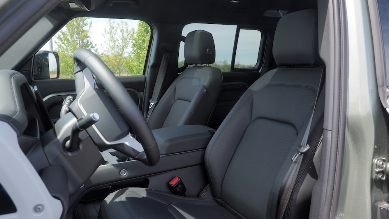 Defender 110 front seats
