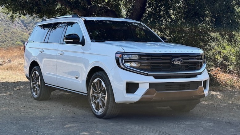 2025 Ford Expedition parked under a tree