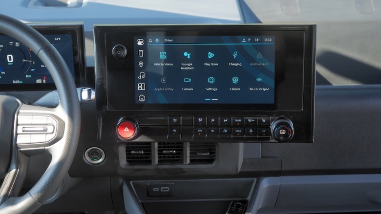 Infotainment touchscreen
