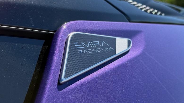 2026 Lotus Emira V6 SE Racing Line emblem