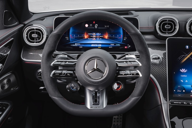 2023 AMG C 43 Sedan steering wheel