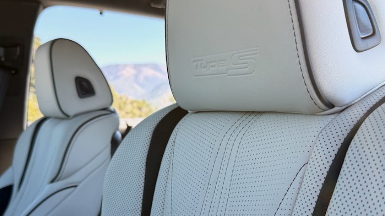 2026 Acura MDX Type S front seat embossed logo