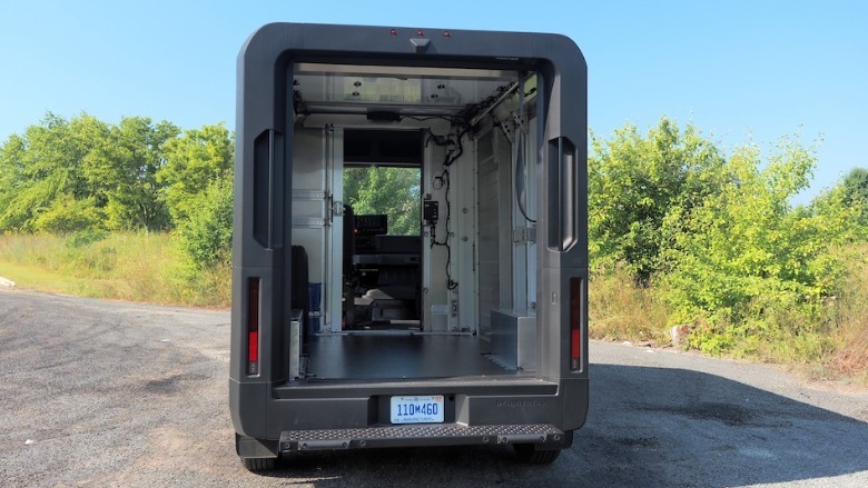 BrightDrop 400 rear hatch open