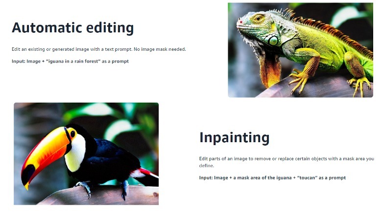 Titan text to image generator