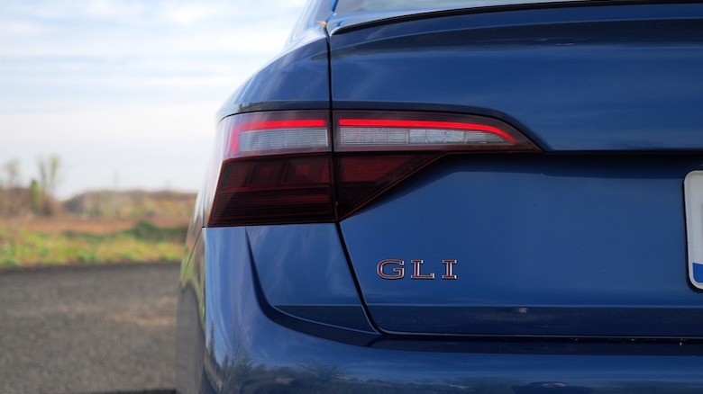 GLI badge on trunk