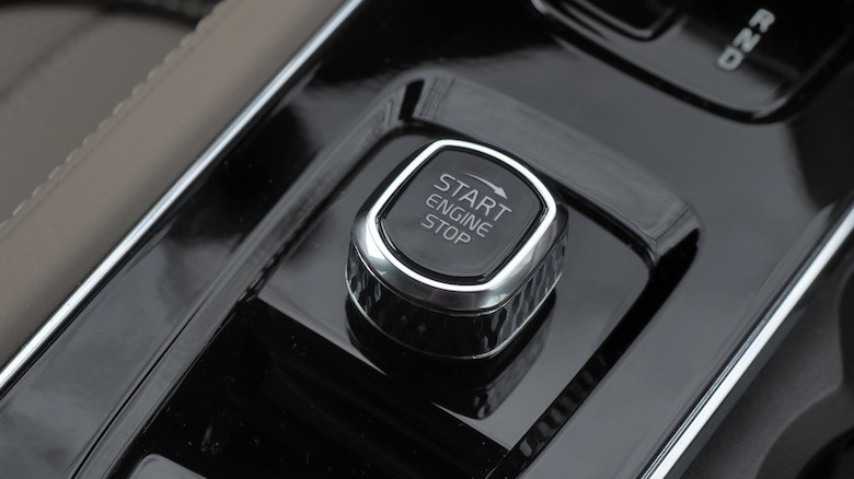 Engine stop/start knob