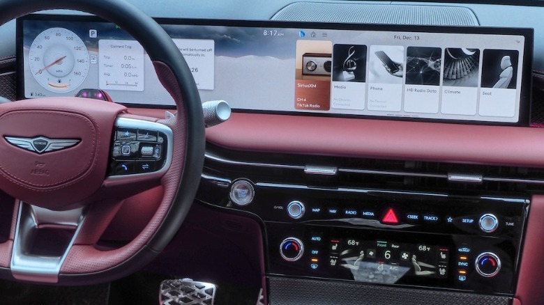 G80 dashboard controls