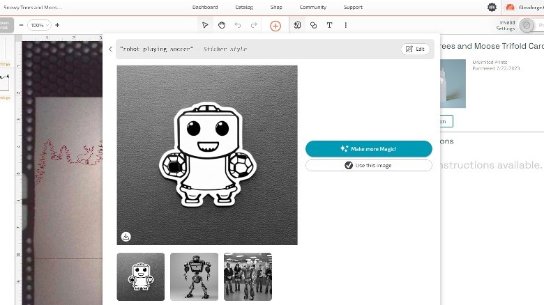glowforge magic canvas