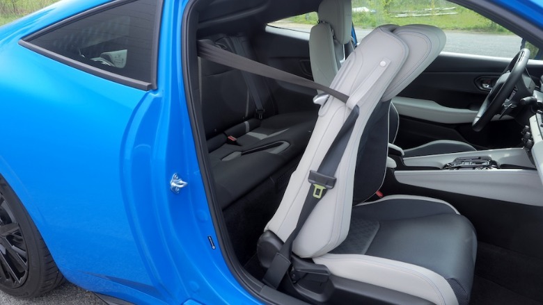 Prelude rear seats